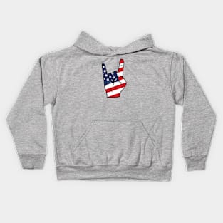 Rock On, USA Kids Hoodie